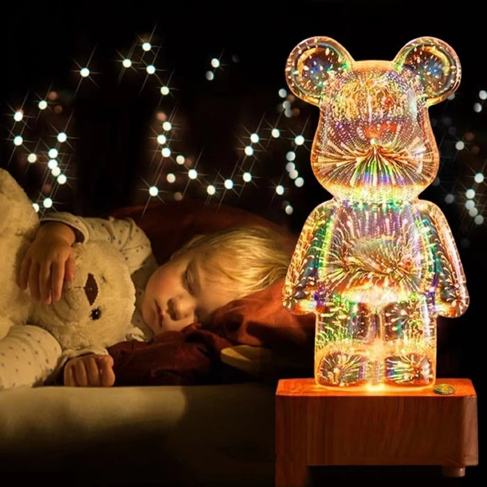 MartCart™ 3D Firework Bear Lamp