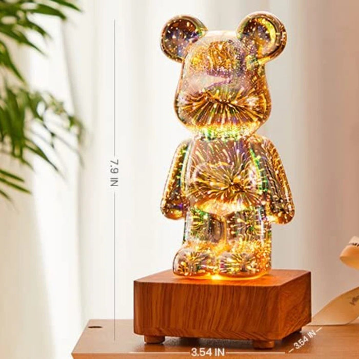MartCart™ 3D Firework Bear Lamp